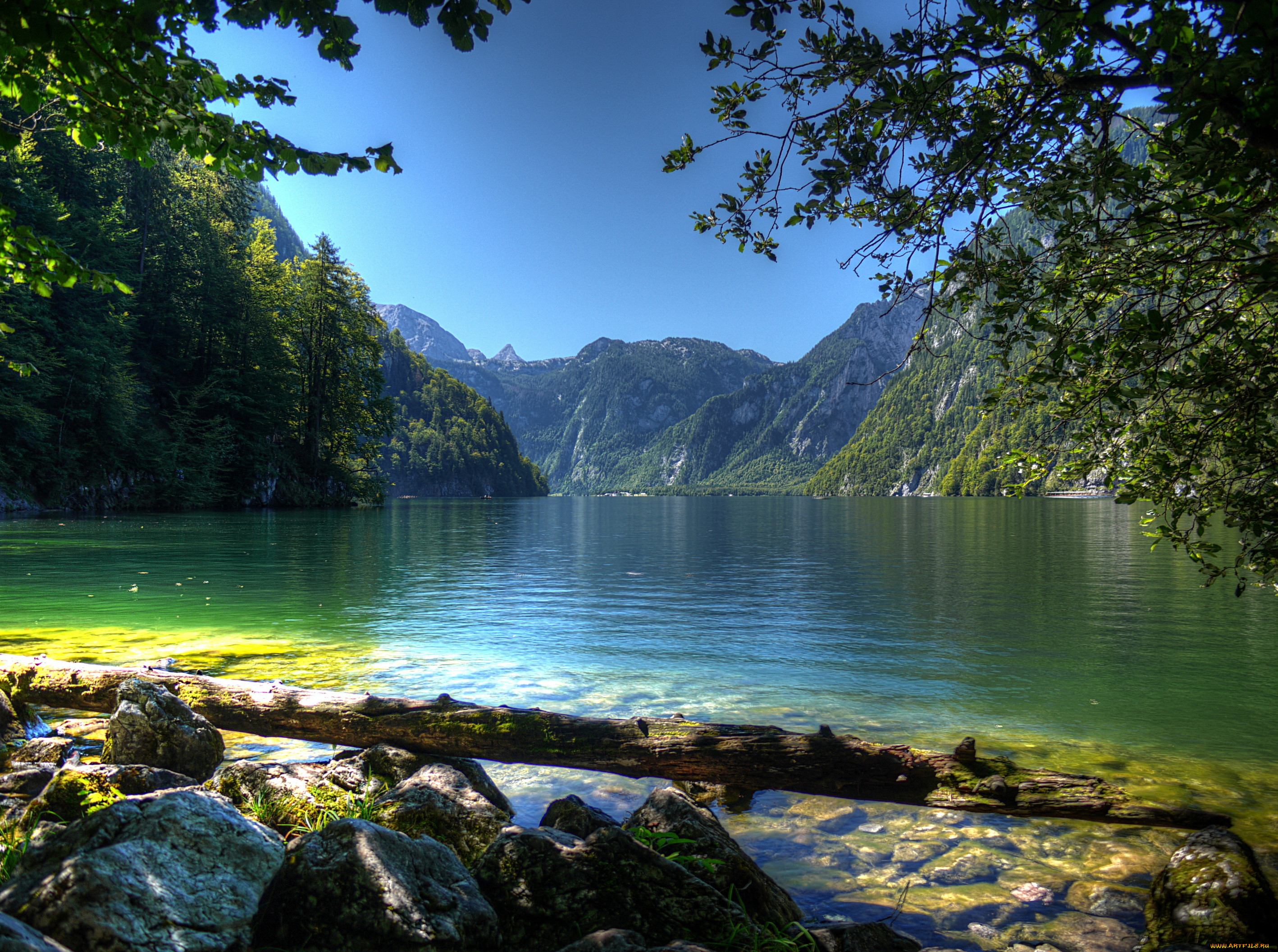 Красивые виды озера. Королевское озеро Кёнигзее. Франконский лес Бавария. Озеро Кенигзее Германия. Озеро Брайес.